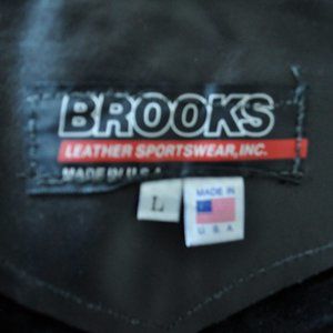 Brooks Black Leather Chaps